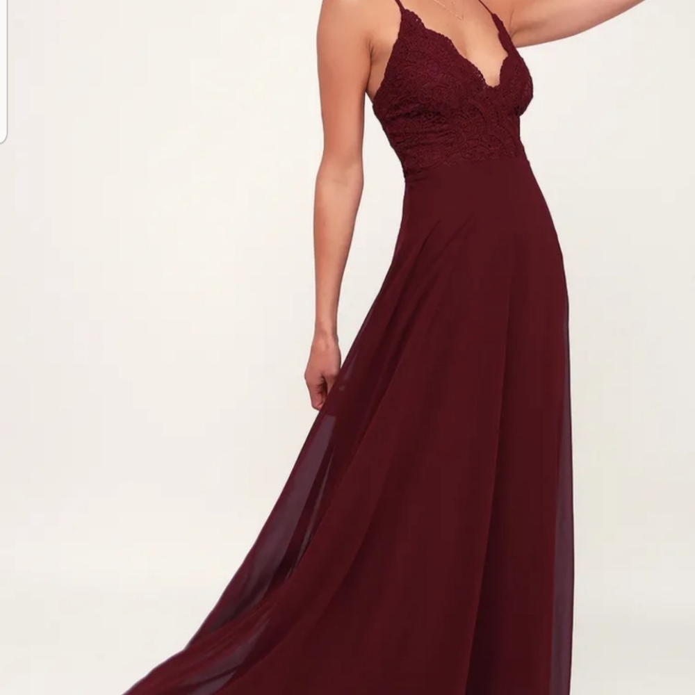 Lace maxi dress
